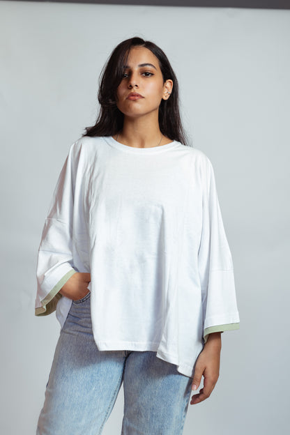 White duo shirt