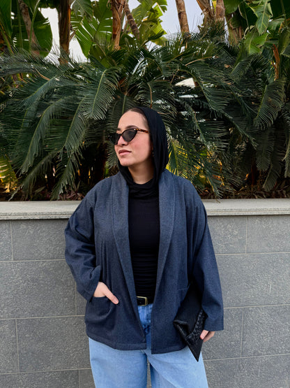 Navy essential cardigan